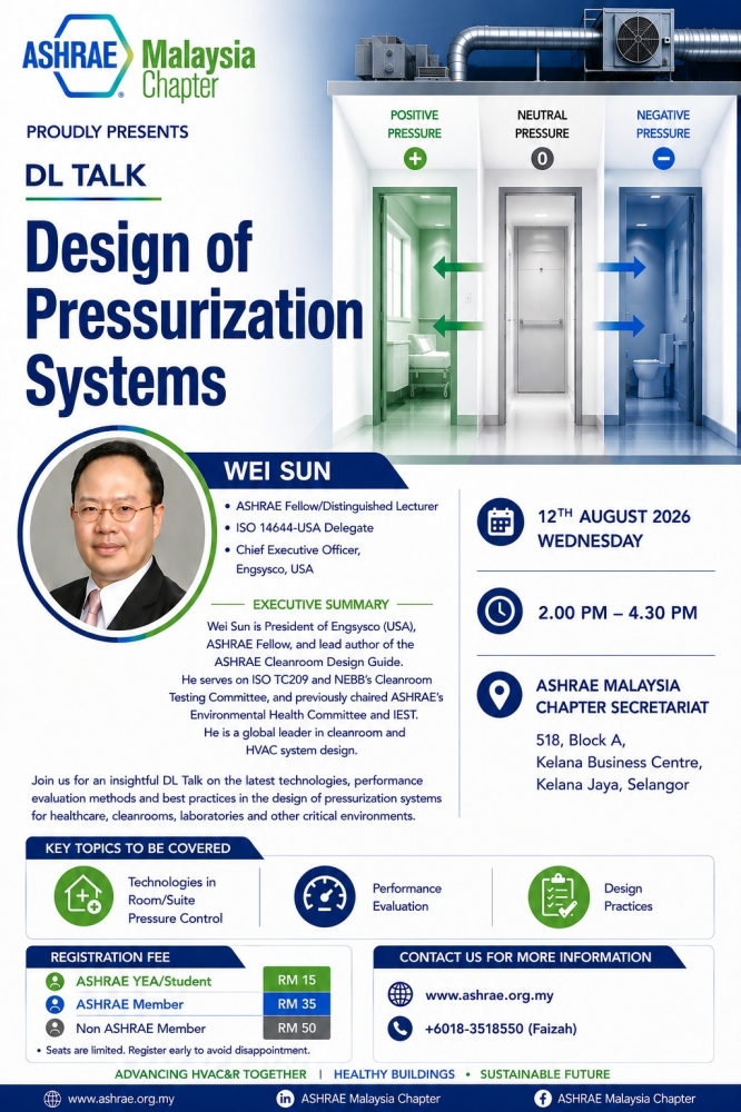 DISTINGUISHED LECTURE PROGRAM   DESIGN OF PRESSURIZATION SYSTEM BY DL WEI SUN