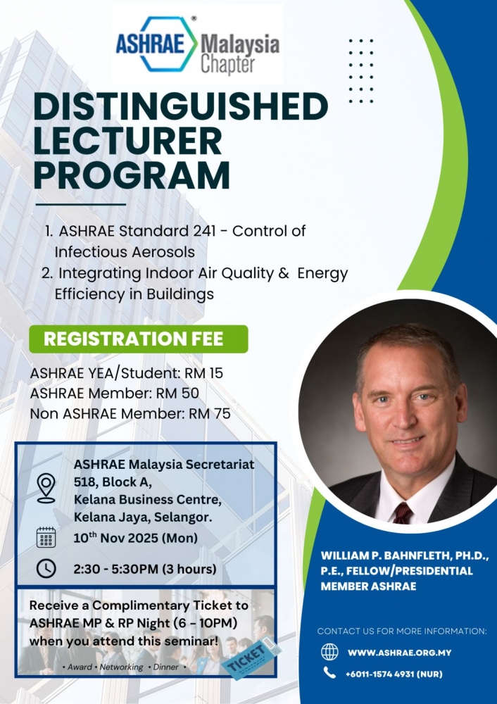 Distinguished Lecturer Program by William Bahnfleth