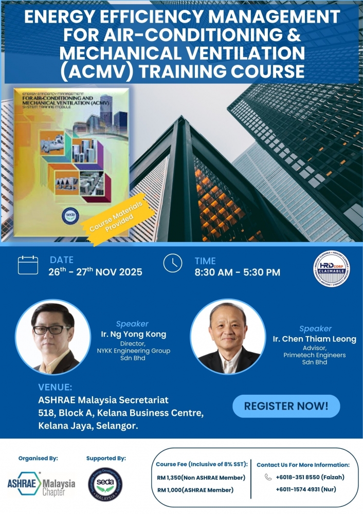 ENERGY EFFICIENCY MANAGEMENT FOR AIR-CONDITIONING & MECHANICAL VENTILATION (ACMV)