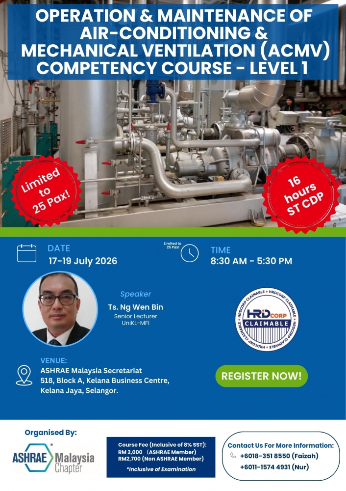 STRENGHTENING ACMV SAFETY THROUGH PROPER OPERATION & MAINTENANCE