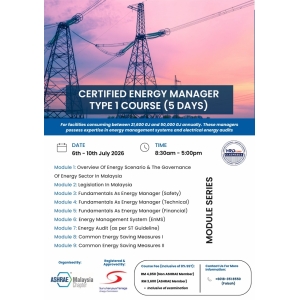 Become a Certified Energy Manager (Type 1) – 5-Day Professional Training