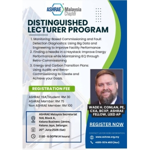 DISTINGUISHED LECTURER PROGRAM - ADVANCING ENERGY PERFORMANCE & SUSTAINABILITY