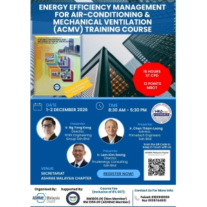 FINAL INTAKE FOR 2026:  ENERGY EFFICIENCY MANAGEMENT FOR AIR-CONDITIONING & MECHANICAL VENTILATION  TRAINING