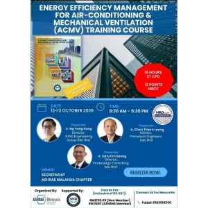 FINAL INTAKE FOR 2026:  ENERGY EFFICIENCY MANAGEMENT FOR AIR-CONDITIONING & MECHANICAL VENTILATION  TRAINING