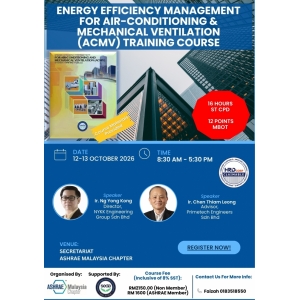 FINAL INTAKE FOR 2026:  ENERGY EFFICIENCY MANAGEMENT FOR AIR-CONDITIONING & MECHANICAL VENTILATION  TRAINING