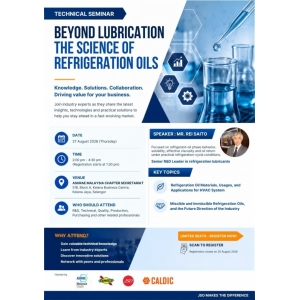 Technical Seminar-Beyond Lubrication: The Science of Refrigeration Oils